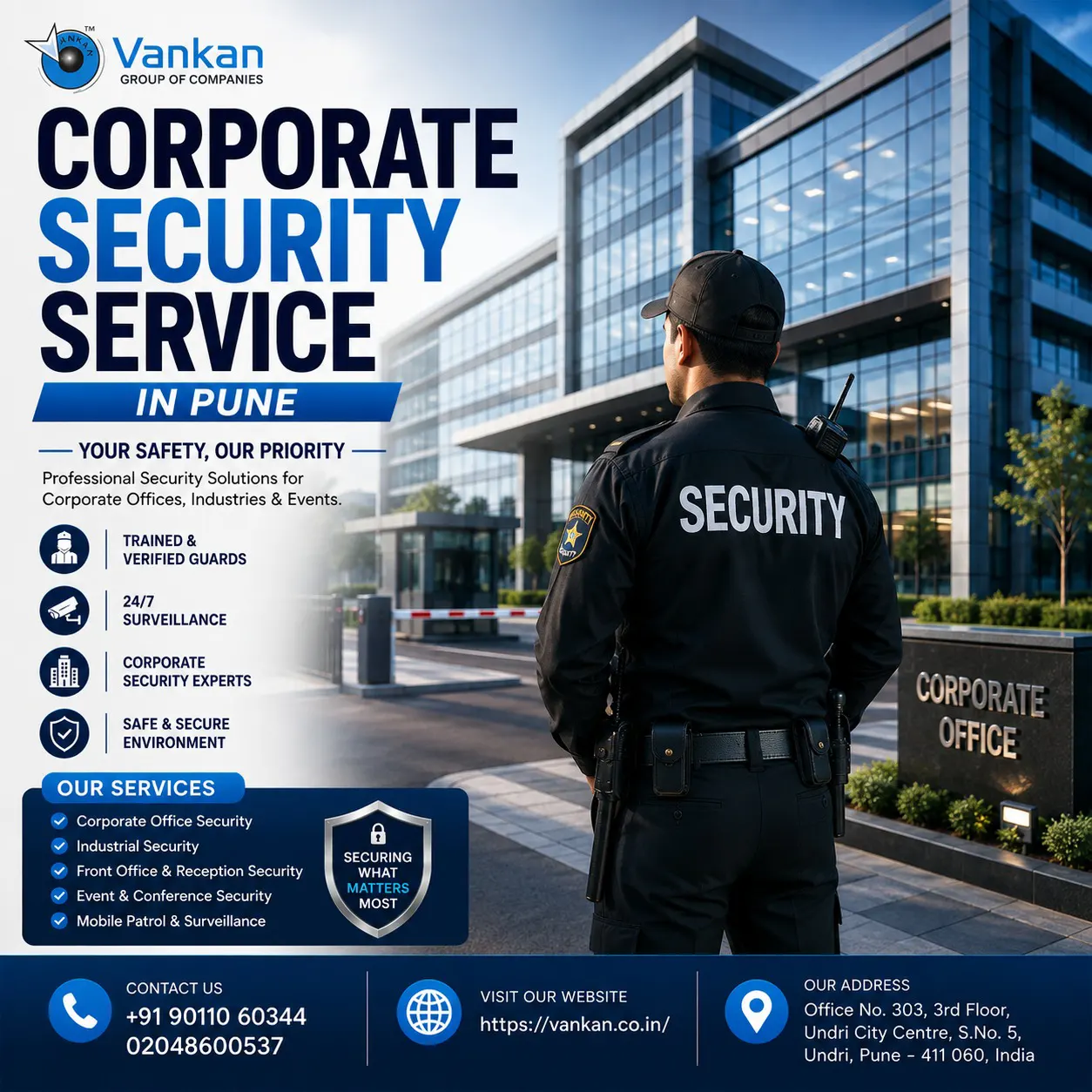Corporate Protection Services in Undri City Pune — Licensed, Trained & Accountable Security