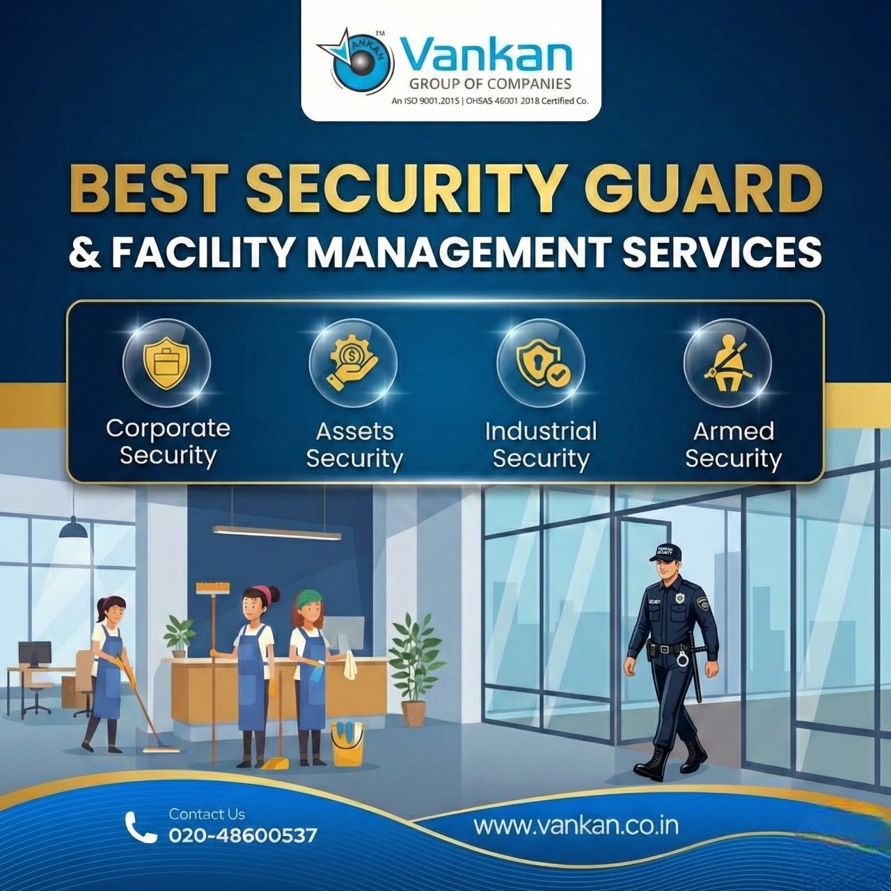 Largest Security Guard Companies in Pune – Trusted Protection by Vankan Security